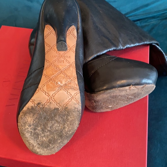 L.A.M.B Leather Knew High Boots Size 6 - Picture 6 of 6